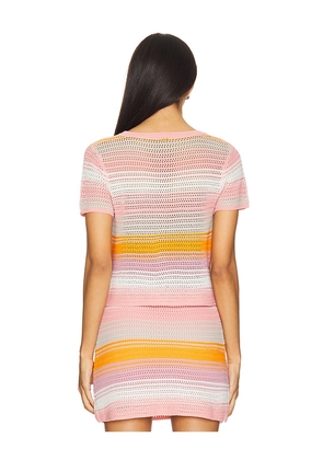 PQ Ellie Crochet Top in Pink. Size M/L. Also in XS/S.