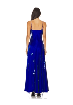 Tyler McGillivary Valeria Slip Dress in Royal. Size L. Also in XS, XL.