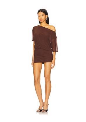 superdown Olya Mini Dress in Chocolate. Size S. Also in L, XL.