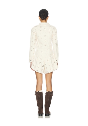 SAYLOR Rhea Romper in Cream. Size L. Also in S, XS, M.