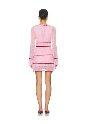 SAYLOR Stephanie Dress in Pink. Size L. Also in S, XS, M.