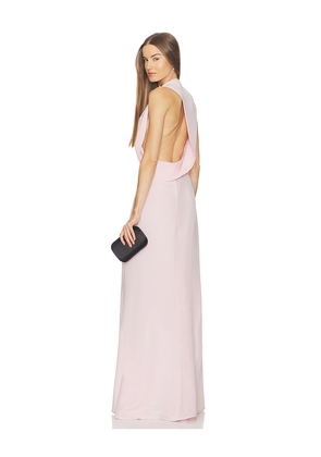 SRG Karina Silk Gown in Blush. Size L. Also in M, S, XL, XS, XXS.