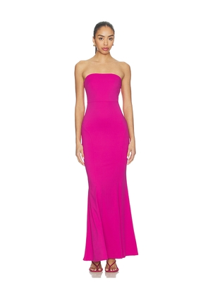 superdown Saphira Strapless Gown in Fuchsia. Size L. Also in M, S, XL, XS, XXS.
