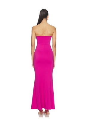 superdown Saphira Strapless Gown in Fuchsia. Size L. Also in XS, XXS, S, M.