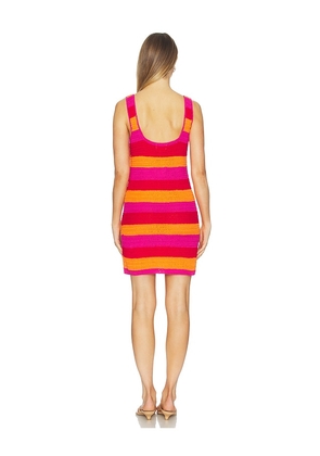 Show Me Your Mumu Day Trip Dress in Red, Pink. Size L. Also in S, XS, M, XL.