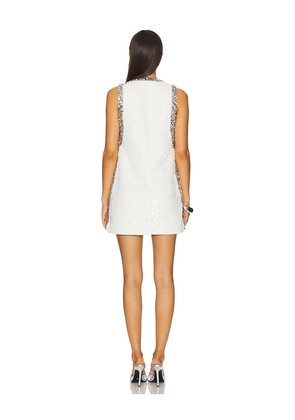 retrofete Simmie Dress in White. Size S. Also in XS, L.