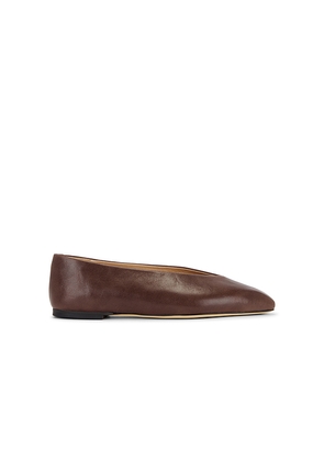 Tony Bianco Brash Flat in Chocolate. Size 10. Also in 5, 5.5, 6, 6.5, 7, 7.5, 8, 8.5, 9, 9.5.