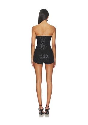 superdown Amaris Romper in Black. Size M. Also in L, XL.