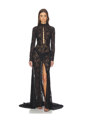 Sonya Moda Hanna Gown in Black. Size L. Also in M, S, XS.