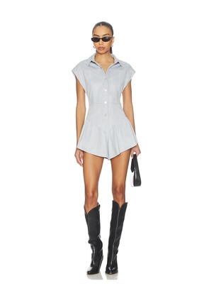 SAYLOR Keira Romper in Purple. Size L. Also in M, S, XS.