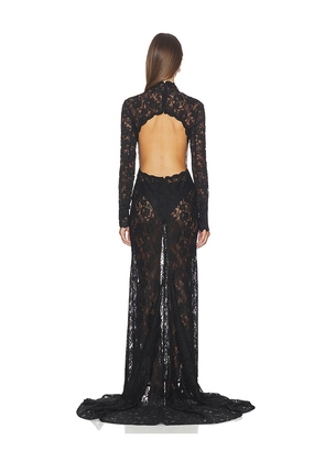 Sonya Moda Hanna Gown in Black. Size L. Also in S, M, XL.