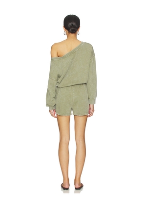 Spiritual Gangster La Vida Romper in Sage. Size M. Also in S.