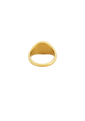 petit moments Initial Love Letter Ring in Metallic Gold. Size A. Also in B, C, D, E, F, G, H, J, K, L, M, N, O, P, R, S, T.