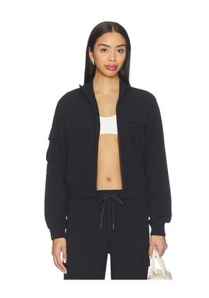 Splits59 Peaches Airweight Cargo Jacket in Black. Size M. Also in S, XS.