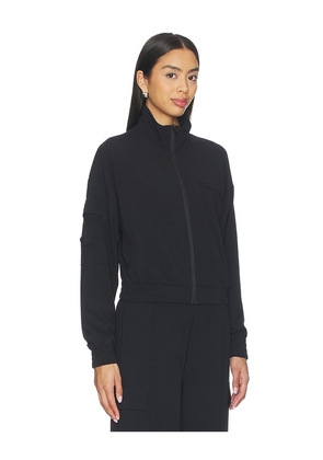 Splits59 Peaches Airweight Cargo Jacket in Black. Size M. Also in S, XS.