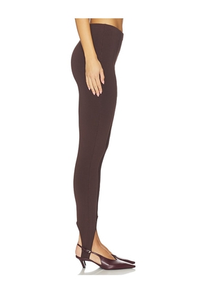 SEROYA Kelsey Stirrup Legging in Brown. Size M. Also in XS.
