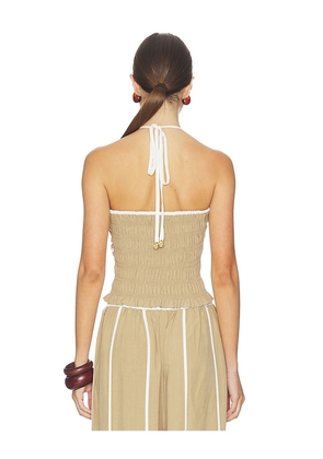 Sancia The Makena Top in Tan. Size L. Also in XS.
