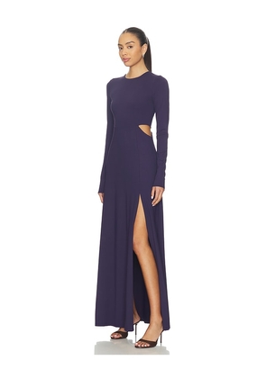 Susana Monaco Crew Side Slit Occasion Dress in Navy. Size M. Also in XS, S.