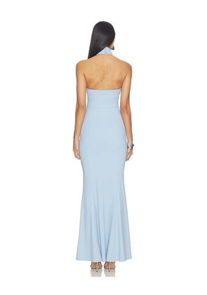 superdown Jacinta Fishtail Gown in Baby Blue. Size L. Also in XS, S, M, XL.