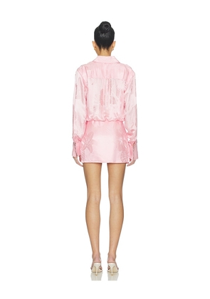 retrofete Lettiss Dress in Pink. Size L. Also in XS, S, M.