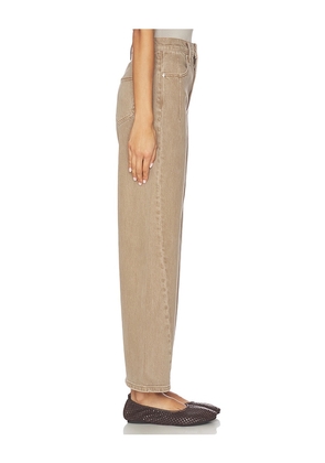 PISTOLA Kyra High Rise Bowed Wide Jeans in Brown. Size 25. Also in 31, 32.