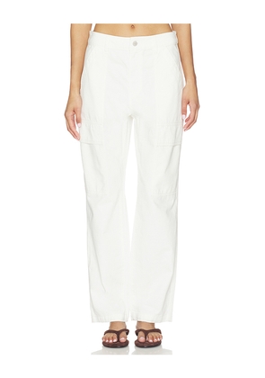 Sanctuary Boyfriend Utility Pant in White. Size 24. Also in 25, 26, 27, 28, 29, 30.