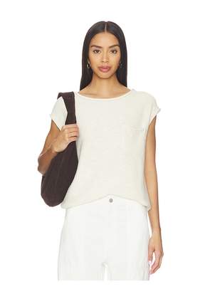 Sanctuary Easy Sweater Tee in Cream. Size M. Also in S, XL, XS.