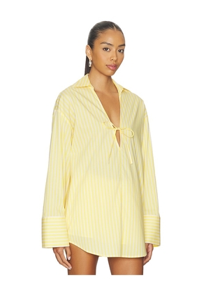 Solid & Striped The Livia Tunic in Yellow. Size M. Also in S, XS, L, XL.