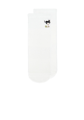 Souls. Cheers To The New Year Socks in White,Black. Size M/L. Also in S/M.