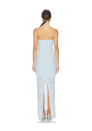 ROTATE Mesh Tube Dress in Baby Blue. Size 32. Also in 34, 36, 38.