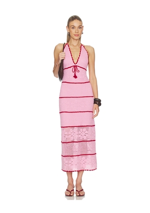 SAYLOR Georgie Dress in Pink. Size L. Also in M, S, XL, XS.