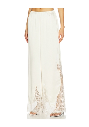 Tularosa Liora Pant in Cream. Size L. Also in M, S, XL, XS, XXS.