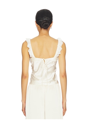 Tularosa Alice Top in Ivory. Size L. Also in XXS, XS, S, M, XL.