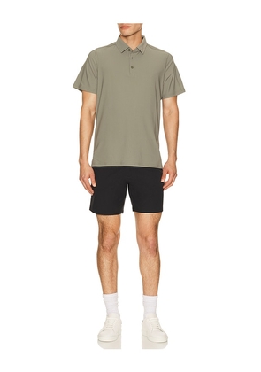 Rhone Regatta Pique Polo in Olive. Size L. Also in S, M, XL/1X, XXL/2X.