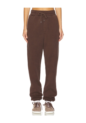 WAO The Fleece Jogger in Brown. Size S. Also in XS.