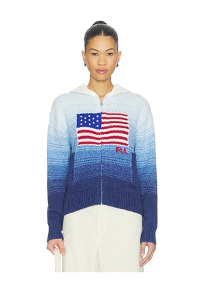 Polo Ralph Lauren Long Sleeve Hooded Jacket in Blue. Size L. Also in M, S, XXS.