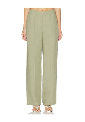 SAMSOE SAMSOE Sahani Trousers in Sage. Size L. Also in M, S, XS.