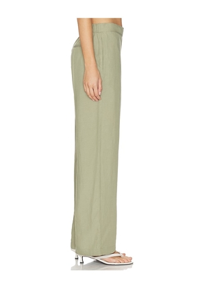SAMSOE SAMSOE Sahani Trousers in Sage. Size L. Also in XS, S, M.