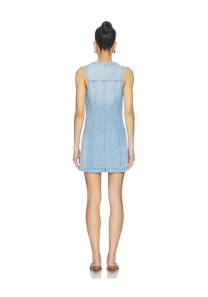 PISTOLA Carmel Mini Dress in Blue. Size L. Also in XS, S, M.