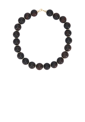 Ronny Kobo Sardonyx Necklace in Chocolate.