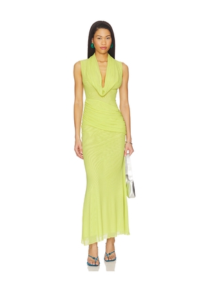 superdown Purnima Maxi Dress in Green. Size L. Also in M, S, XS, XXS.