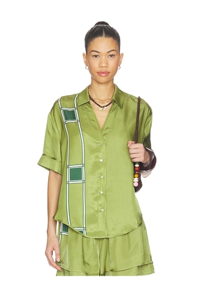 Sancia The Blaise Shirt in Green. Size L. Also in M, S, XL, XS.