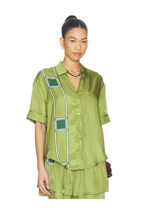 Sancia The Blaise Shirt in Green. Size L. Also in XS, S, M, XL.