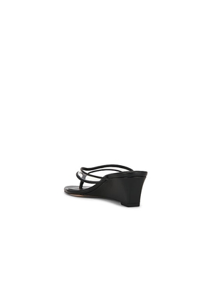 Veronica Beard Clea Wedge Sandal in Black. Size 10. Also in 6.5, 7, 7.5, 8, 8.5, 9, 9.5.
