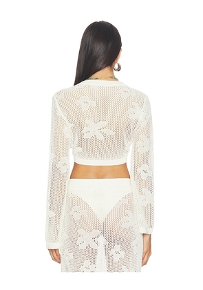 SNDYS Terra Reversible Top in Cream. Size L. Also in M, S, XL, XS, XXL.