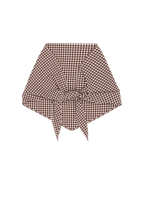 Tularosa Eppie Head Scarf in Brown.