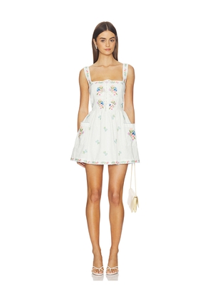Show Me Your Mumu Demi Mini Dress in Ivory. Size L. Also in M, S, XL, XS.