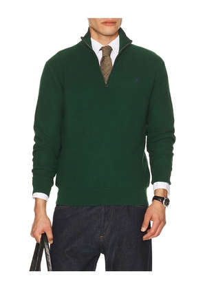 Polo Ralph Lauren 1/2 Zip Sweater Pullover in Green. Size L. Also in M, S, XL/1X, XXL/2X.
