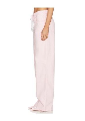 SEROYA Astrid Denim Pant in Pink. Size 25. Also in 24, 26, 27, 28, 29.