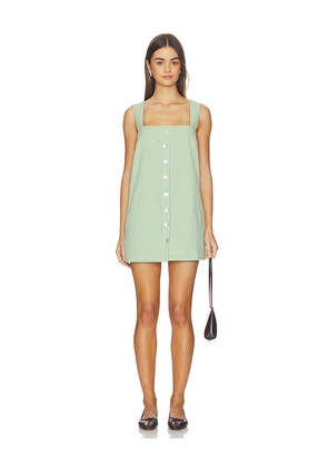 Show Me Your Mumu Everly Mini Dress in Green. Size L. Also in M, S, XL, XS.